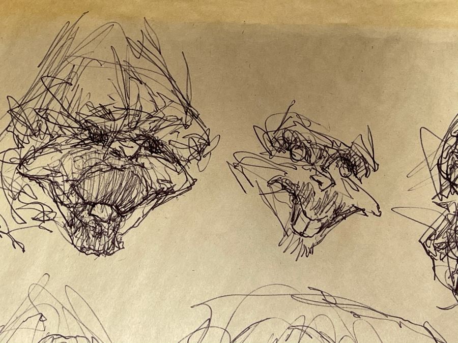 Max Turner Unsigned Original Caricatures Cartoons Drawings On Paper 11.5 X 17 [Photo 4]