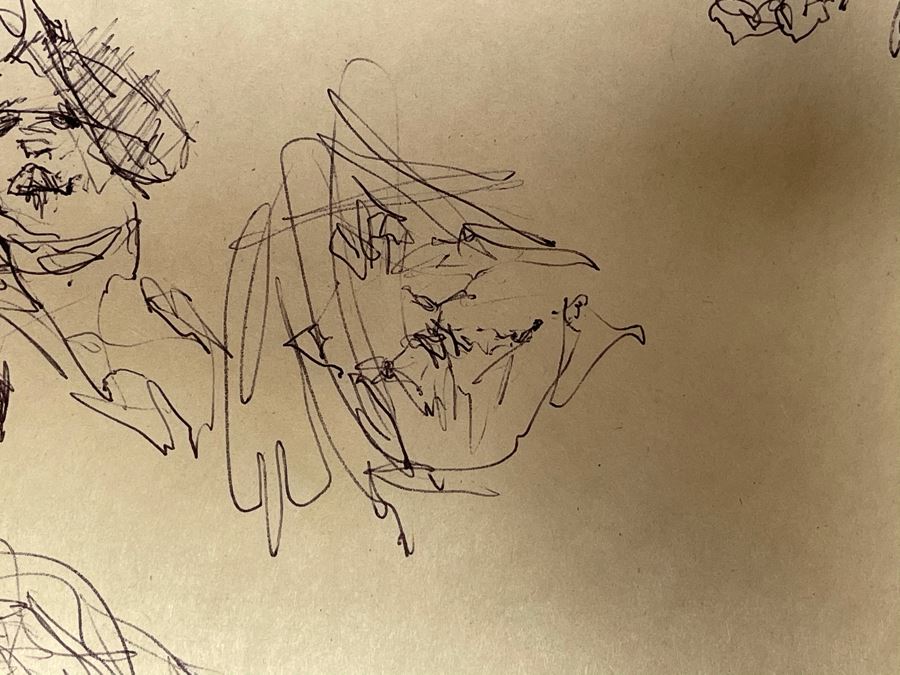 Max Turner Unsigned Original Caricatures Cartoons Drawings On Paper 11.5 X 17 [Photo 12]