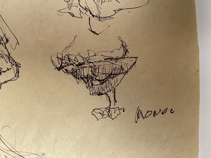 Max Turner Unsigned Original Caricatures Cartoons Drawings On Paper 11.5 X 17 [Photo 8]