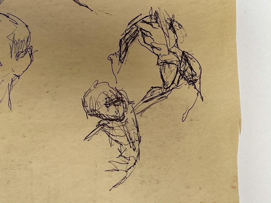 Max Turner Unsigned Original Caricatures Cartoons Drawings On Paper 11.5 X 16 [Photo 10]