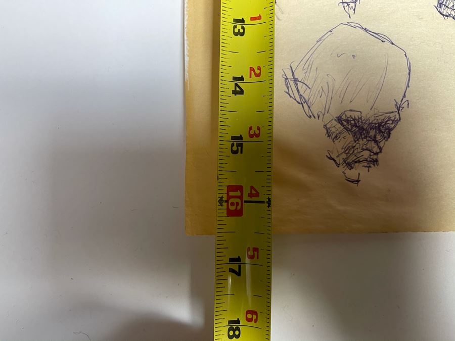 Max Turner Unsigned Original Caricatures Cartoons Drawings On Paper 11.5 X 16 [Photo 13]