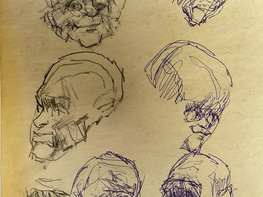 Max Turner Unsigned Original Caricatures Cartoons Drawings On Paper 11.5 X 16 [Photo 7]