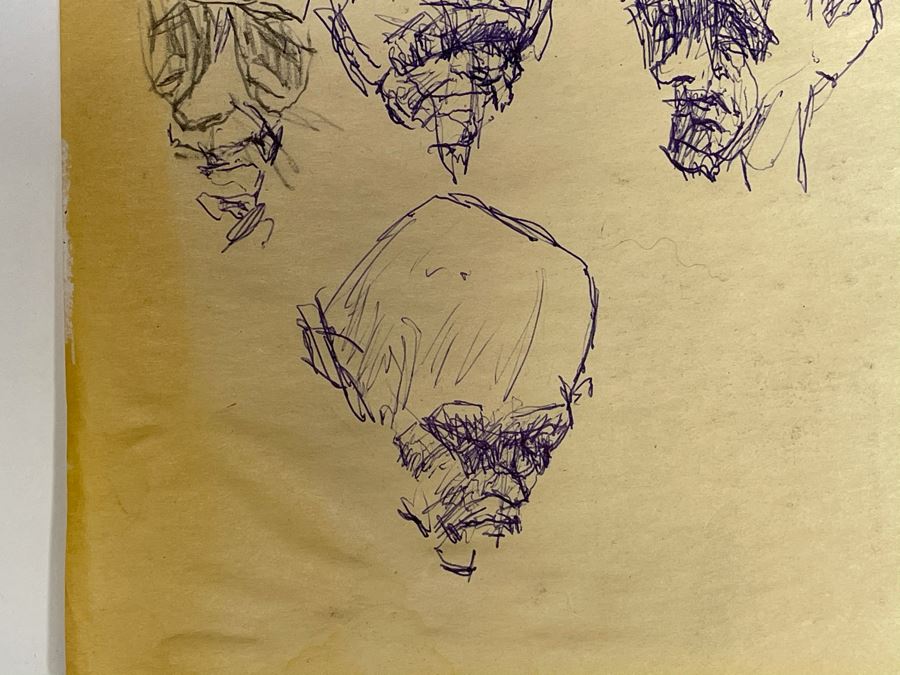 Max Turner Unsigned Original Caricatures Cartoons Drawings On Paper 11.5 X 16 [Photo 9]