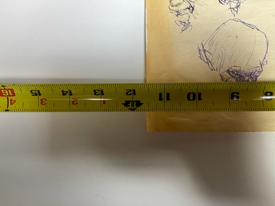 Max Turner Unsigned Original Caricatures Cartoons Drawings On Paper 11.5 X 16 [Photo 12]