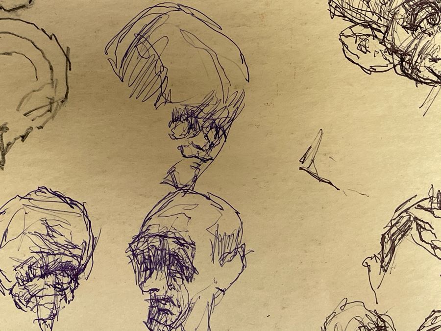 Max Turner Unsigned Original Caricatures Cartoons Drawings On Paper 11.5 X 16 [Photo 11]