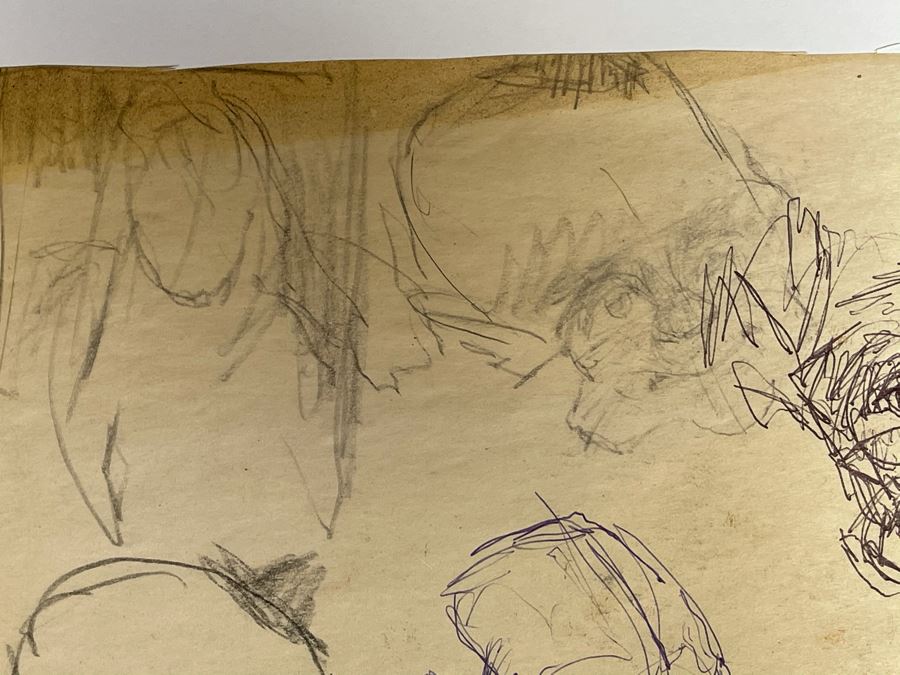 Max Turner Unsigned Original Caricatures Cartoons Drawings On Paper 11.5 X 16 [Photo 5]