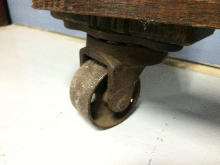 Antique 18th Century English Oak Bed Headboard and Footboard from Actor Cliff Robertson Estate [Photo 12]