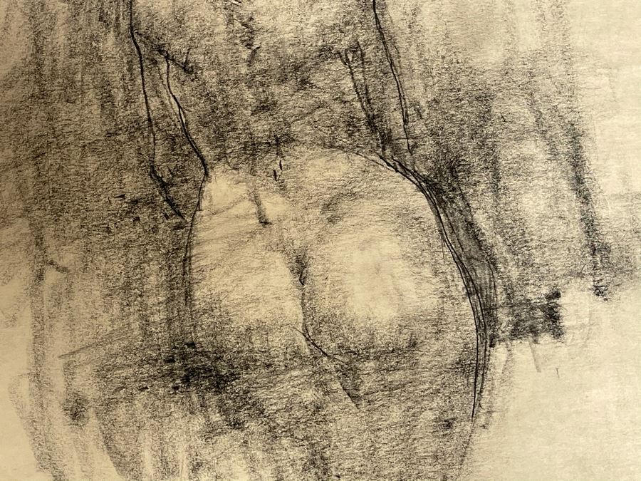 Max Turner Signed Original Nude Female Drawing On Paper 12 X 17 [Photo 6]