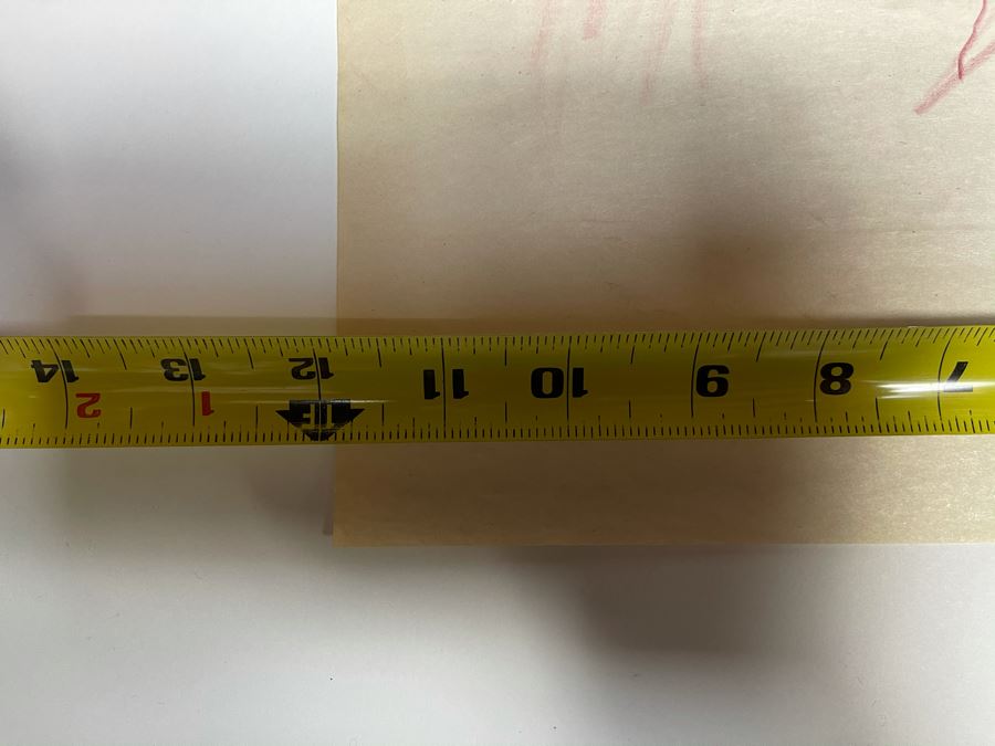 Max Turner Unsigned Original Face Portrait Drawing On Paper 11.5 X 15 [Photo 9]