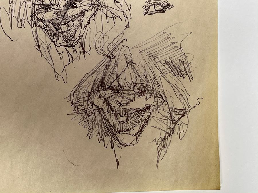 Max Turner Unsigned Original Caricatures Cartoons Drawings On Paper 11 X 17 [Photo 13]