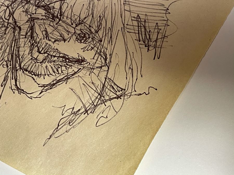 Max Turner Unsigned Original Caricatures Cartoons Drawings On Paper 11 X 17 [Photo 14]