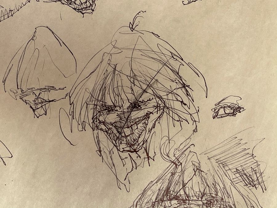 Max Turner Unsigned Original Caricatures Cartoons Drawings On Paper 11 X 17 [Photo 12]