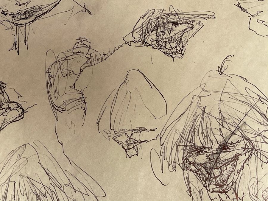 Max Turner Unsigned Original Caricatures Cartoons Drawings On Paper 11 X 17 [Photo 11]