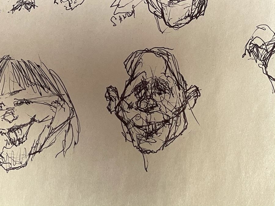 Max Turner Unsigned Original Caricatures Cartoons Drawings On Paper 11 X 17 [Photo 14]