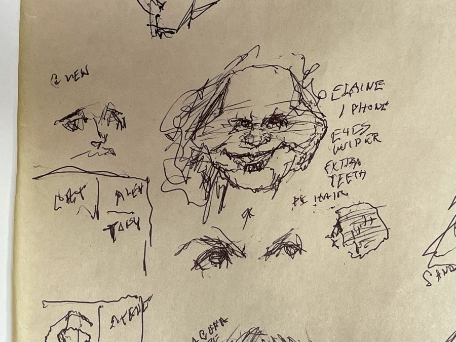 Max Turner Unsigned Original Caricatures Cartoons Drawings On Paper 11 X 17 [Photo 11]