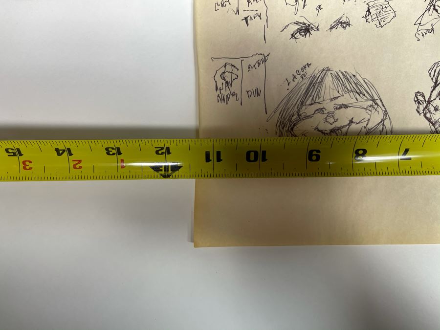 Max Turner Unsigned Original Caricatures Cartoons Drawings On Paper 11 X 17 [Photo 16]