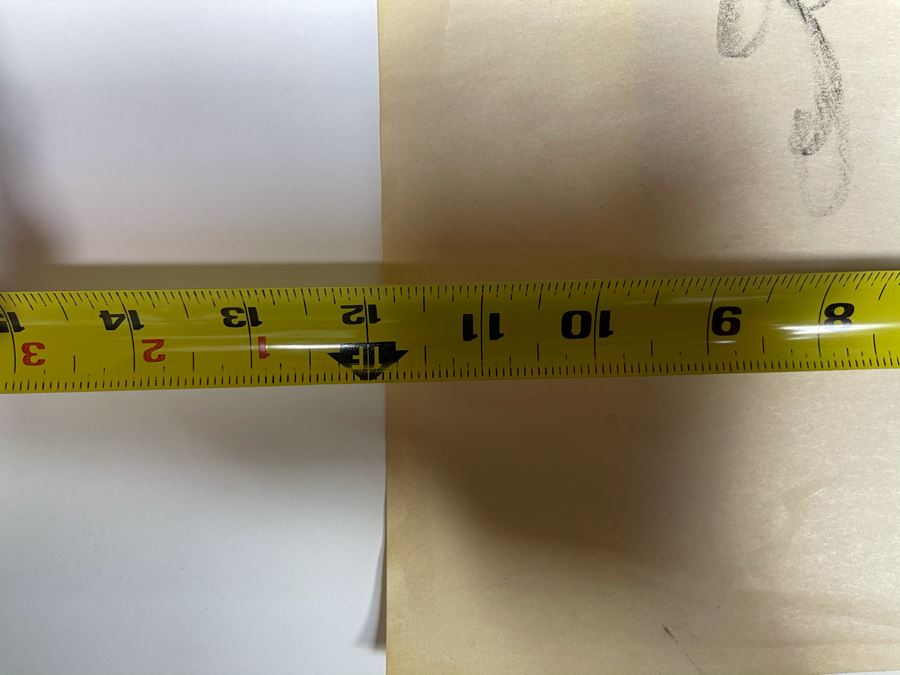 Max Turner Unsigned Original Face Portrait Drawing On Paper 12 X 15 [Photo 10]