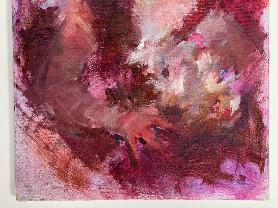 Max Turner Unsigned Original Face Portrait Painting On Canvas 12 X 16 [Photo 5]