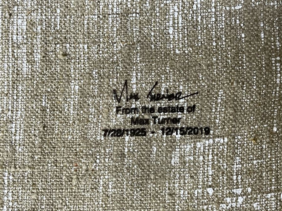 Max Turner Unsigned Original Face Portrait Painting On Canvas 14 X 18 [Photo 9]