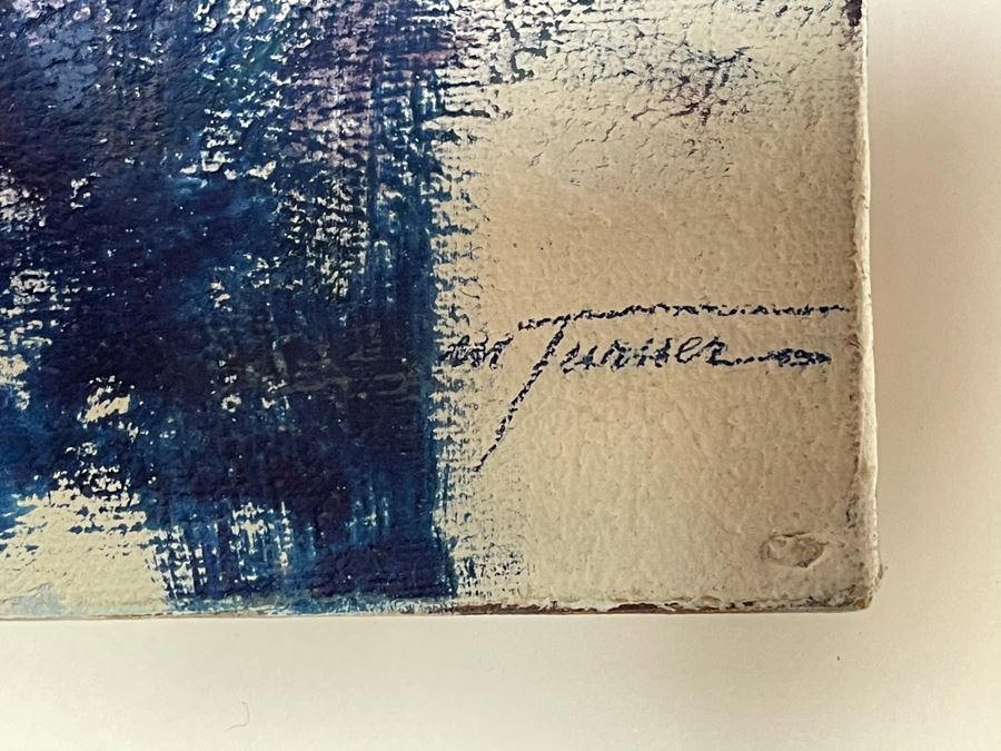 Max Turner Signed Original Face Portrait Painting On Canvas 16 X 20 [Photo 9]