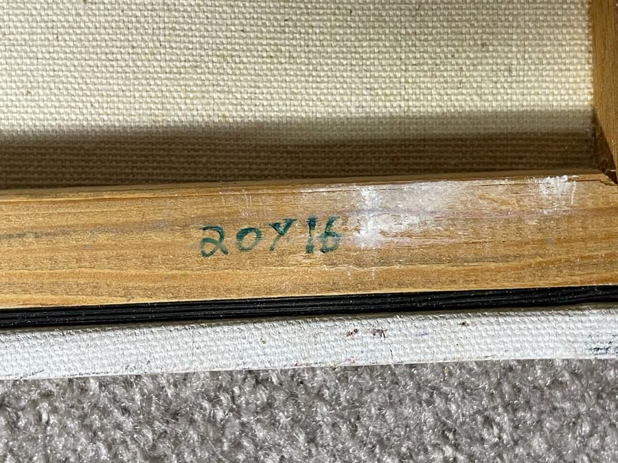 Max Turner Signed Original Face Portrait Painting On Canvas 16 X 20 [Photo 13]