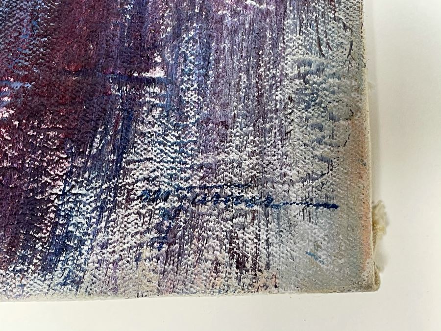 Max Turner Signed Original Face Portrait Painting On Canvas 12 X 16 [Photo 8]