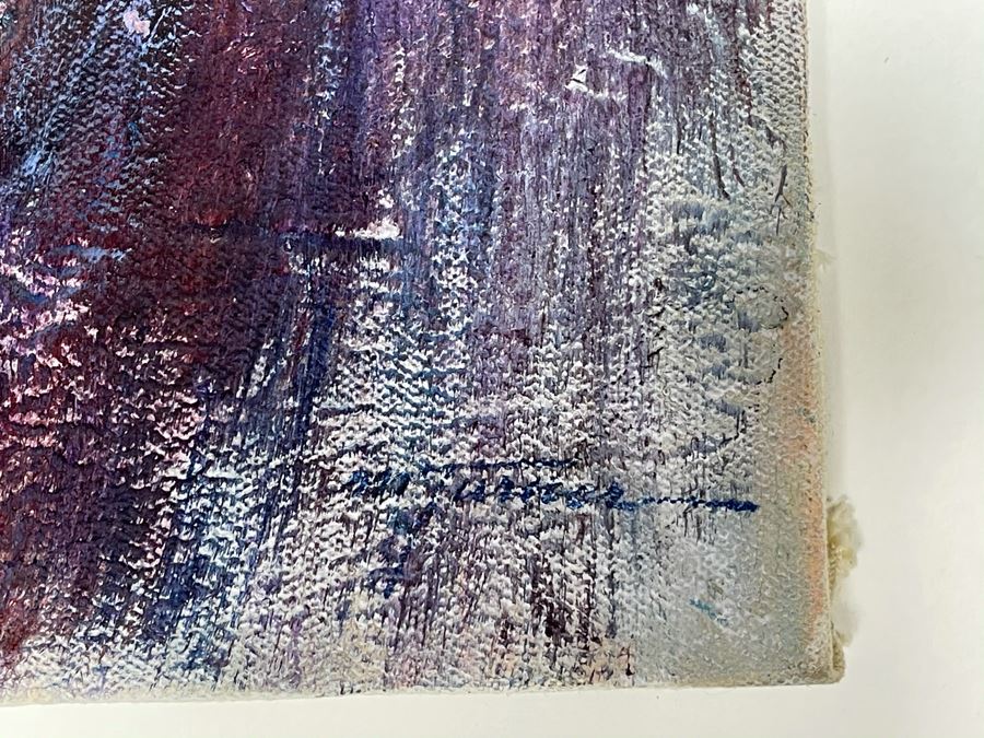 Max Turner Signed Original Face Portrait Painting On Canvas 12 X 16 [Photo 9]