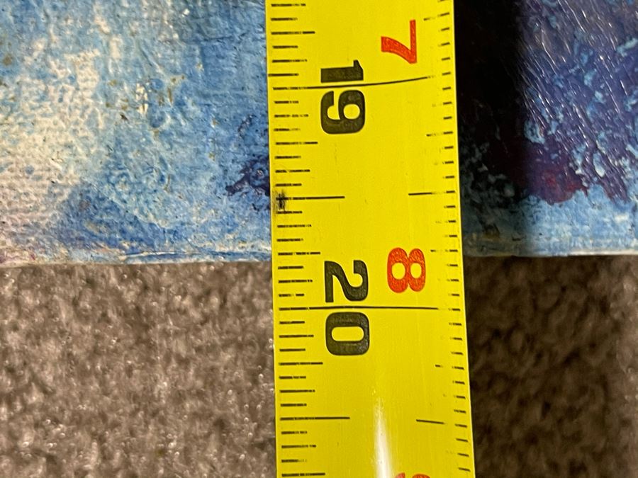 Max Turner Signed Original Face Portrait Painting On Canvas 16 X 20 [Photo 12]