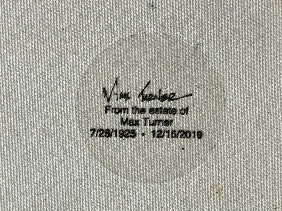 Max Turner Unsigned Original Face Portrait Painting On Canvas 16 X 20 [Photo 11]