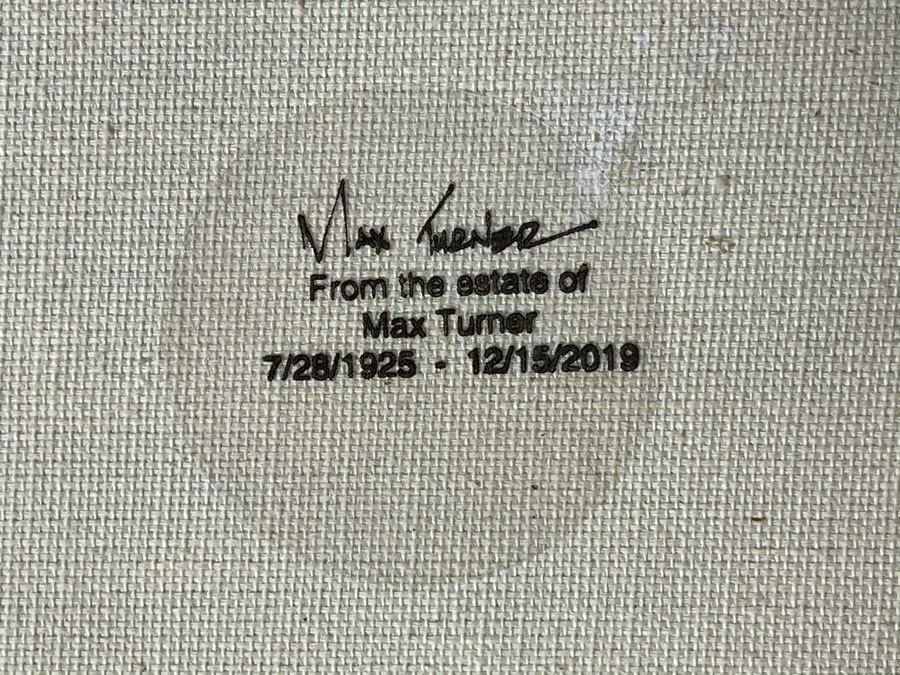 Max Turner Unsigned Original Face Portrait Painting On Canvas 20 X 24 [Photo 13]