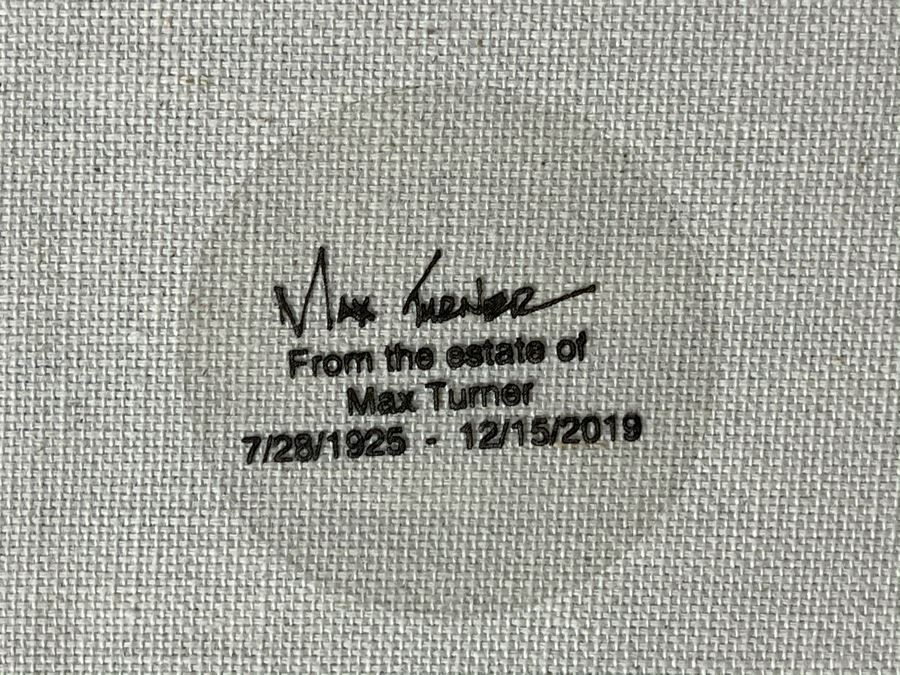 Max Turner Unsigned Original Face Portrait Painting On Canvas 16 X 20 [Photo 8]