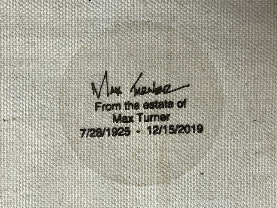 Max Turner Unsigned Original Face Portrait Painting On Canvas 16 X 20 [Photo 12]