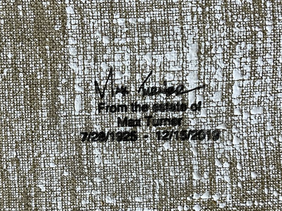 Max Turner Unsigned Original Face Portrait Painting On Canvas 16 X 20 [Photo 10]