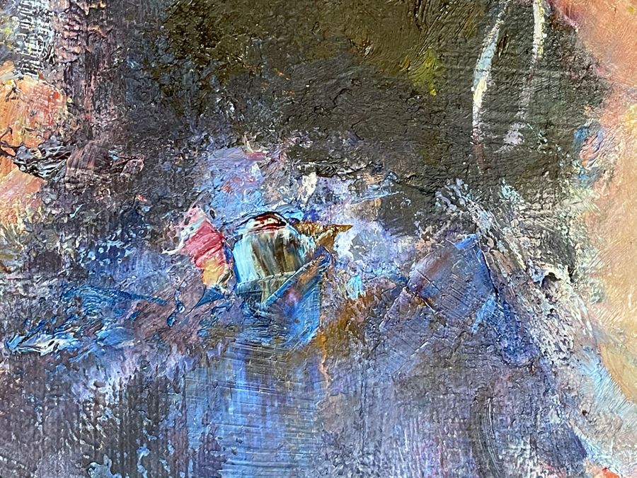 Max Turner Unsigned Original Face Portrait Painting On Canvas 16 X 20 [Photo 8]