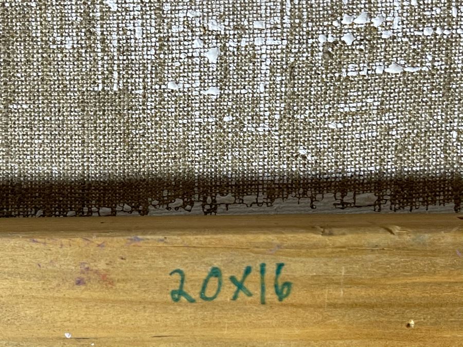 Max Turner Unsigned Original Face Portrait Painting On Canvas 16 X 20 [Photo 11]