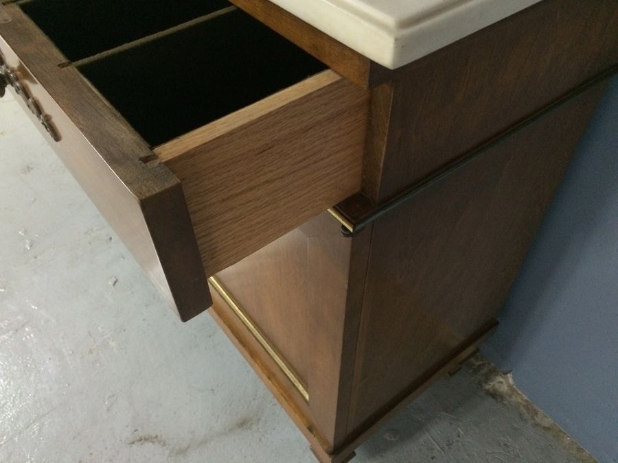 Bar Chest with Marble Top in Excellent Condition [Photo 9]