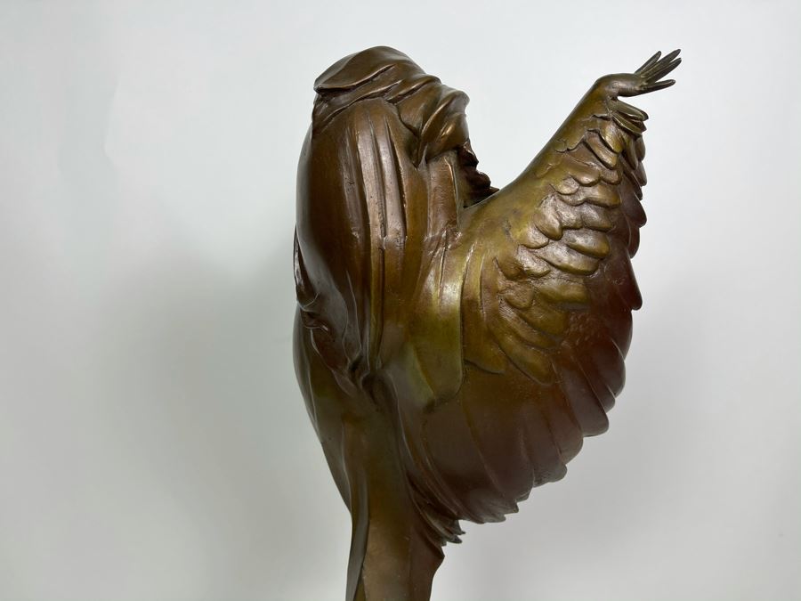 Max Turner Signed Bronze Sculpture On Marble Base 1989 Titled Cher 24'H X 11'W X 9'D 43lbs [Photo 16]