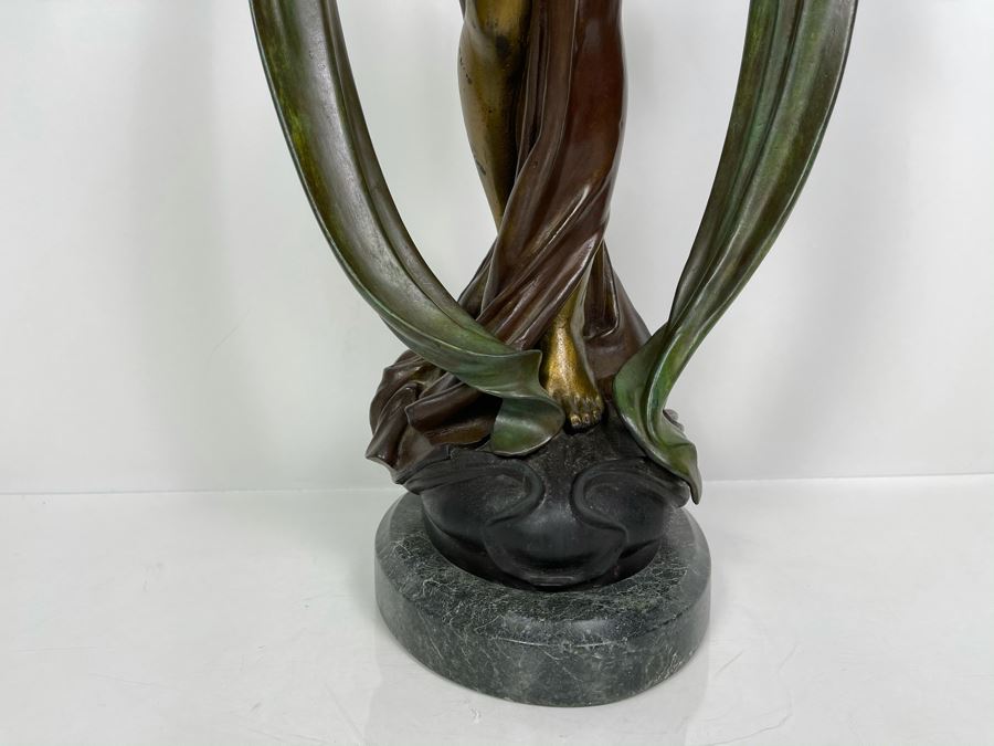 Max Turner Signed Bronze Sculpture On Marble Base 1989 27.5'H X 13'W X 9'D 45lbs [Photo 11]