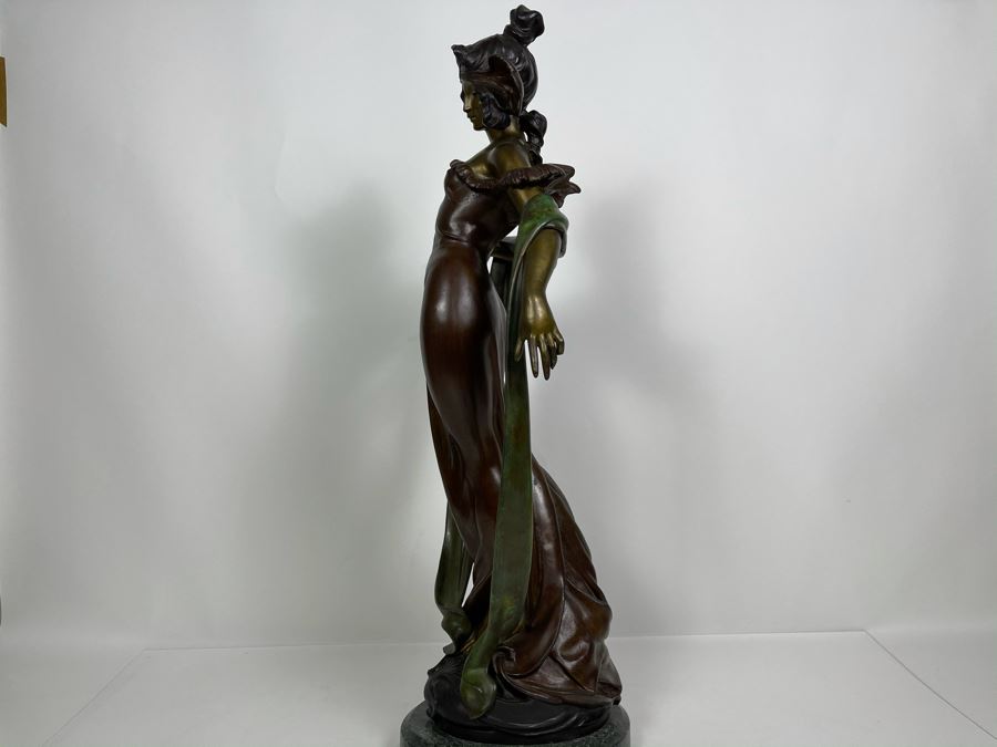 Max Turner Signed Bronze Sculpture On Marble Base 1989 27.5'H X 13'W X 9'D 45lbs [Photo 19]