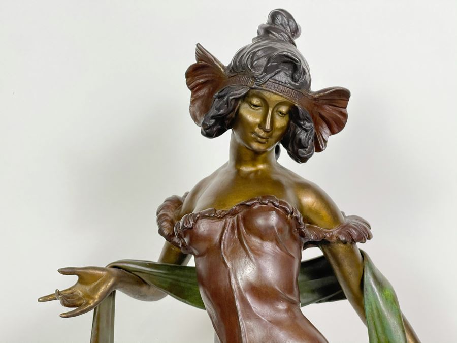 Max Turner Signed Bronze Sculpture On Marble Base 1989 27.5'H X 13'W X 9'D 45lbs [Photo 6]