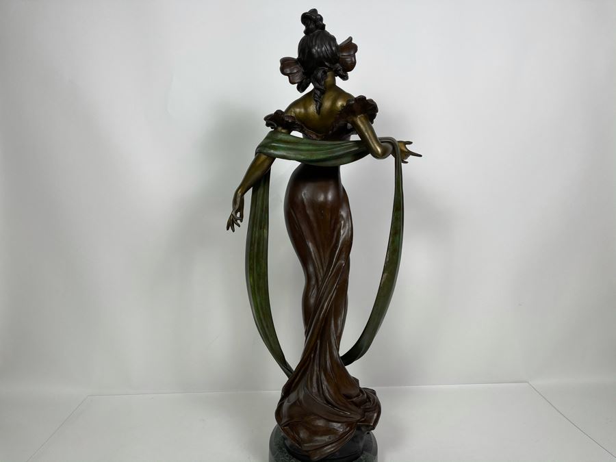 Max Turner Signed Bronze Sculpture On Marble Base 1989 27.5'H X 13'W X 9'D 45lbs [Photo 18]