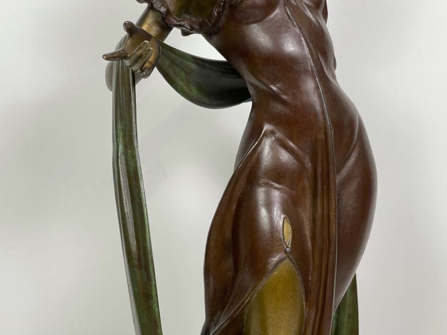 Max Turner Signed Bronze Sculpture On Marble Base 1989 27.5'H X 13'W X 9'D 45lbs [Photo 14]