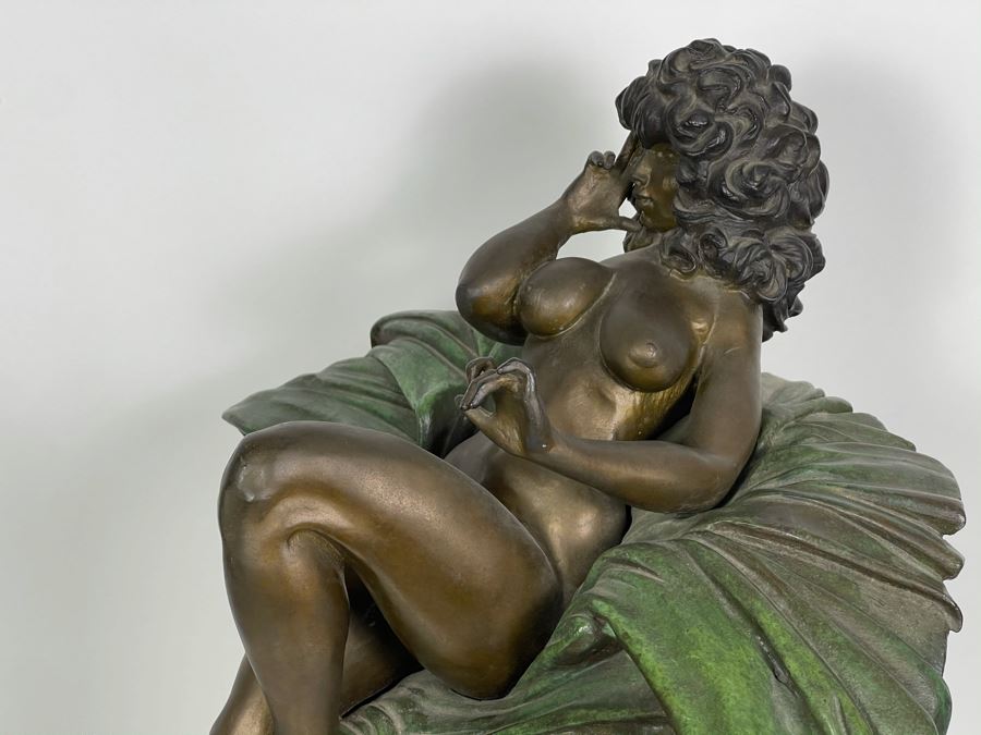 Max Turner Unsigned Art Deco Bronze Sculpture On Marble Base 28'H X 16'W X 13'D (Heavy - Will Weigh) [Photo 8]