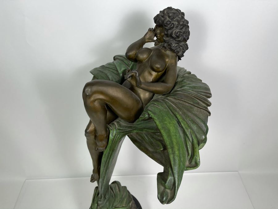 Max Turner Unsigned Art Deco Bronze Sculpture On Marble Base 28'H X 16'W X 13'D (Heavy - Will Weigh) [Photo 7]
