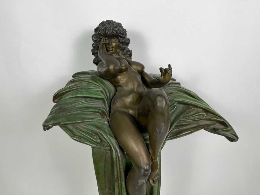 Max Turner Unsigned Art Deco Bronze Sculpture On Marble Base 28'H X 16'W X 13'D (Heavy - Will Weigh) [Photo 10]