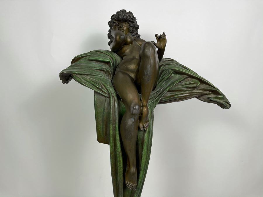 Max Turner Unsigned Art Deco Bronze Sculpture On Marble Base 28'H X 16'W X 13'D (Heavy - Will Weigh) [Photo 25]