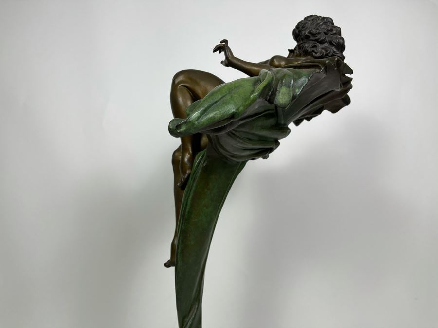 Max Turner Unsigned Art Deco Bronze Sculpture On Marble Base 28'H X 16'W X 13'D (Heavy - Will Weigh) [Photo 22]