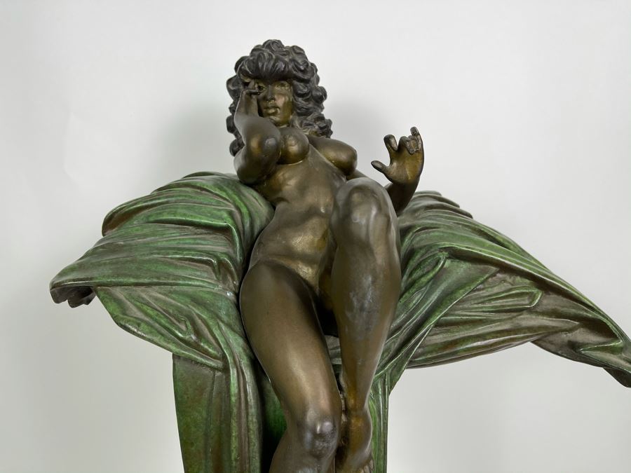 Max Turner Unsigned Art Deco Bronze Sculpture On Marble Base 28'H X 16'W X 13'D (Heavy - Will Weigh) [Photo 24]