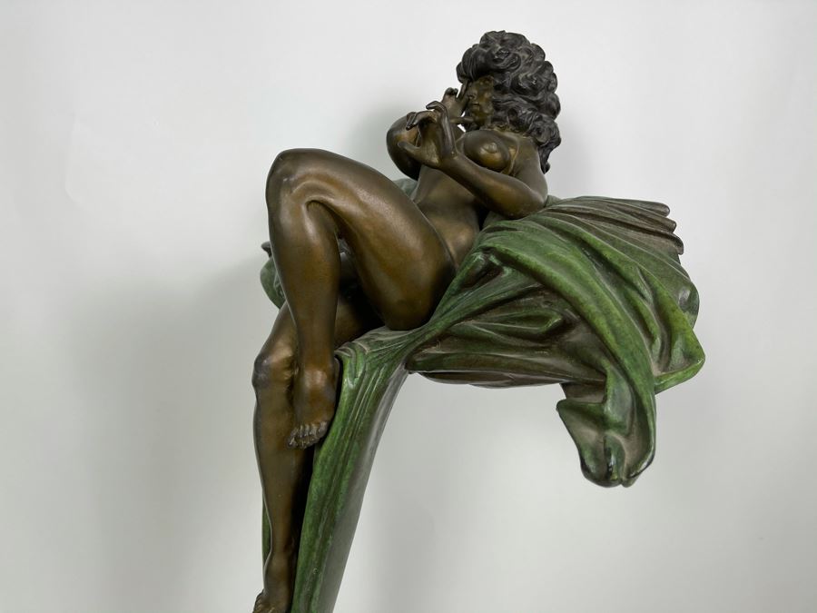 Max Turner Unsigned Art Deco Bronze Sculpture On Marble Base 28'H X 16'W X 13'D (Heavy - Will Weigh) [Photo 9]