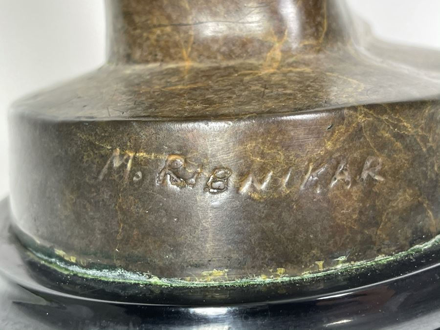 Max Turner After Milica Ribnikar Bronze Sculpture 14.5'H X 4'W X 4'D 7lbs [Photo 14]
